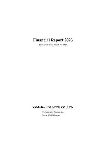 Thumbnail Yamada Holdings Financial Statement fy2023