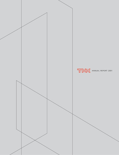 Thumbnail THK Co. Annual Report 2001
