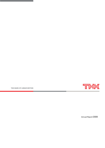 Thumbnail THK Co. Annual Report 2009