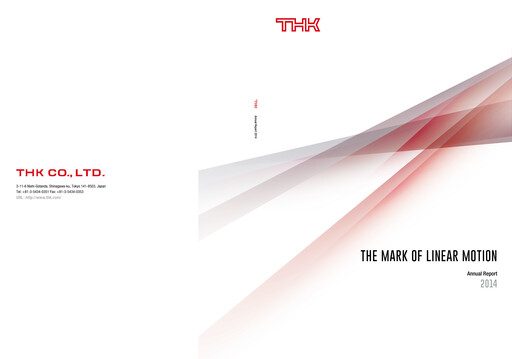 Thumbnail THK Co. Annual Report 2014