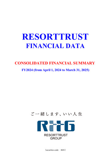 Thumbnail Resorttrust Financial Statement fy2024