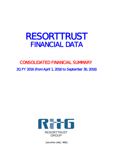 Vorschaubild Resorttrust Halbjahresbericht 2016-h1