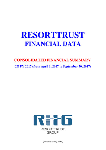 Vorschaubild Resorttrust Halbjahresbericht 2017-h1