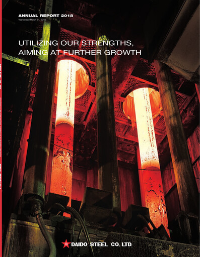 Thumbnail Daido Steel Annual Report 2018