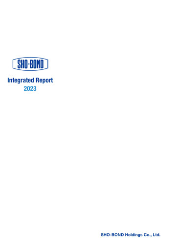 Thumbnail SHO-BOND Holdings Annual Report 2023