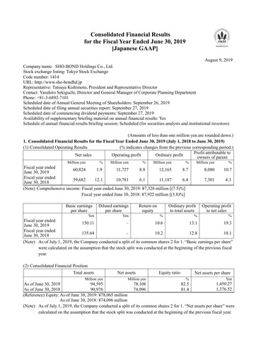 Thumbnail SHO-BOND Holdings Financial Statement fy2019