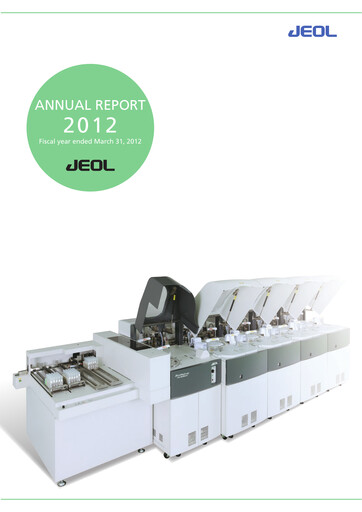 Thumbnail JEOL Ltd. Annual Report 2012