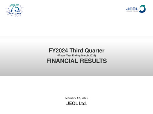 Thumbnail JEOL Ltd. Quarterly Report 2024-q3