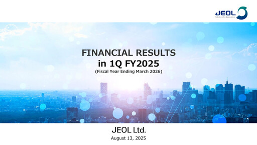 Thumbnail JEOL Ltd. Quarterly Report 2025-q1