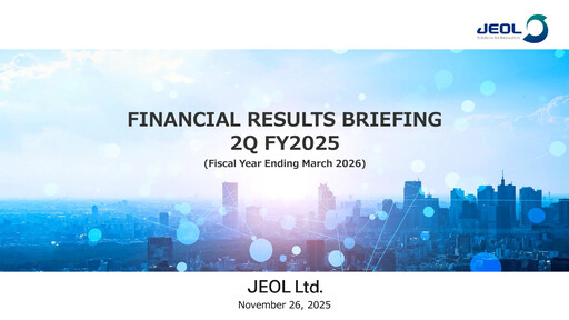 Thumbnail JEOL Ltd. Quarterly Report 2025-q2