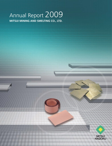 Miniature Mitsui Mining & Smelting Rapport annuel 2009