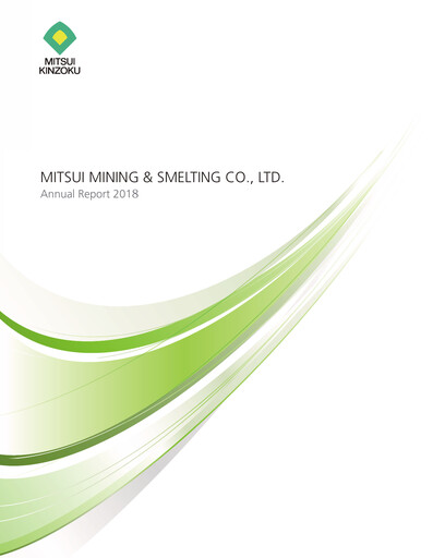 Miniature Mitsui Mining & Smelting Rapport annuel 2018