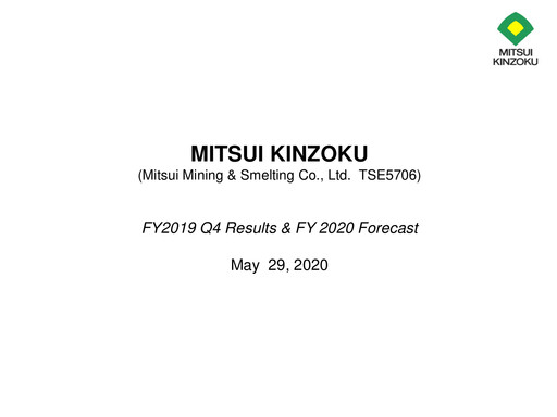 Thumbnail Mitsui Mining & Smelting Quarterly Report 2019-q4