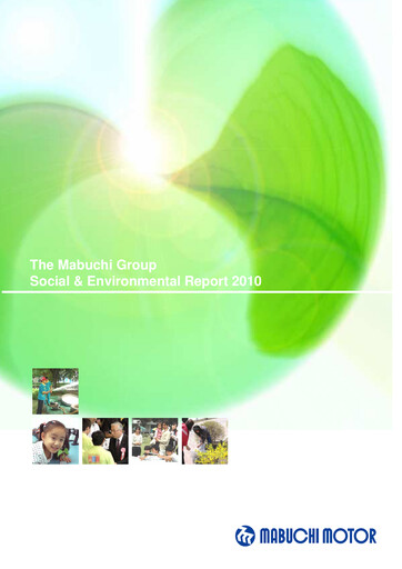 Thumbnail Mabuchi Motor Sustainability Report 2010