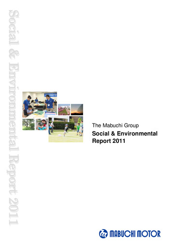 Thumbnail Mabuchi Motor Sustainability Report 2011