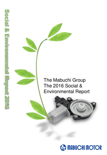 Thumbnail Mabuchi Motor Sustainability Report 2016