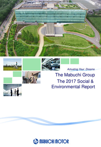 Thumbnail Mabuchi Motor Sustainability Report 2017