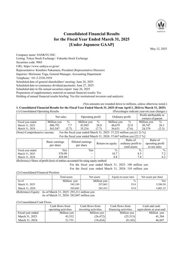 Miniature Sankyu Bilan financier fy2025
