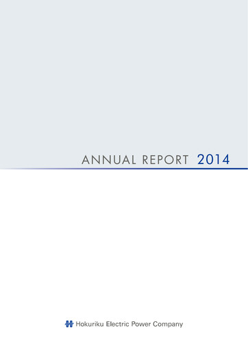 Thumbnail Hokuriku Electric Power Company Annual Report 2014