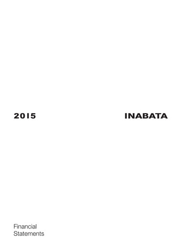Thumbnail Inabata & Co.,Ltd. Financial Statement 2015