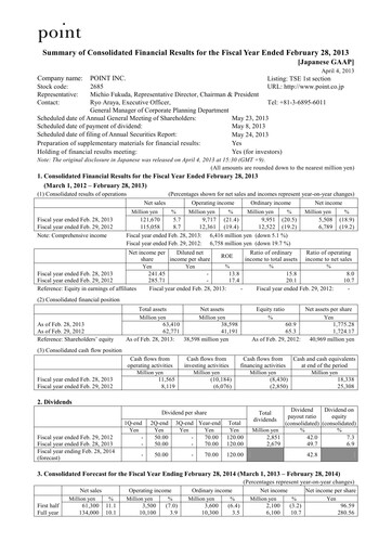 Thumbnail Adastria Financial Statement fy2013