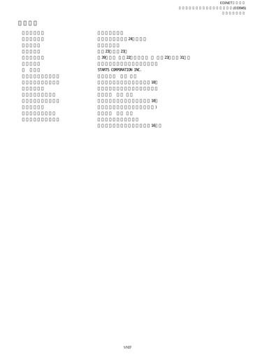 Thumbnail Starts Corporation Annual Report fy2010