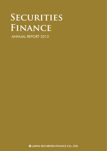 Thumbnail Japan Securities Finance Annual Report 2012