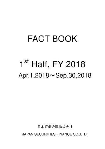 Thumbnail Japan Securities Finance Half-year Report 2018-h1
