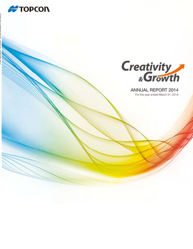 Thumbnail Topcon Corporation Annual Report 2014