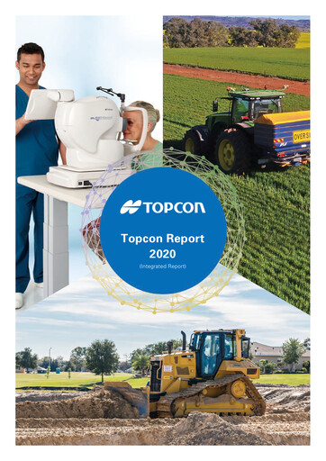Thumbnail Topcon Corporation Annual Report 2020