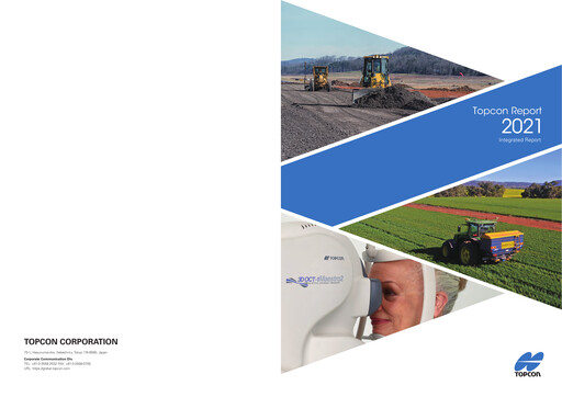 Thumbnail Topcon Corporation Annual Report 2021