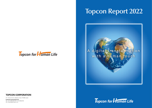 Thumbnail Topcon Corporation Annual Report 2022
