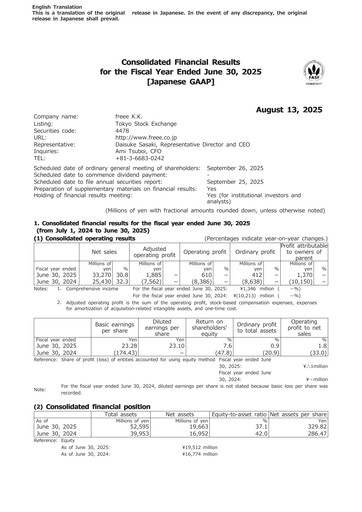 Thumbnail freee K.K. Financial Report fy2025