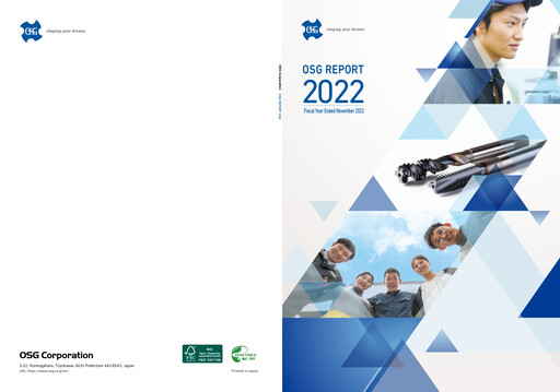 Thumbnail OSG Corporation Annual Report fy2022