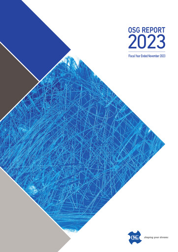 Thumbnail OSG Corporation Annual Report fy2023