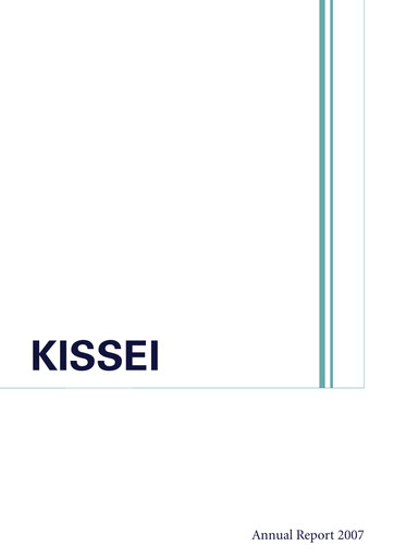 Vorschaubild Kissei Pharmaceutical Jahresbericht 2007