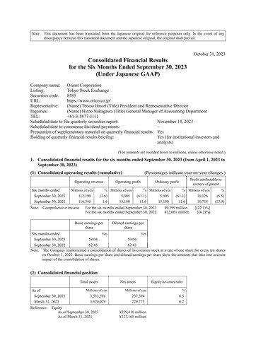 Vorschaubild Orient Corporation Halbjahresbericht 2023-h1
