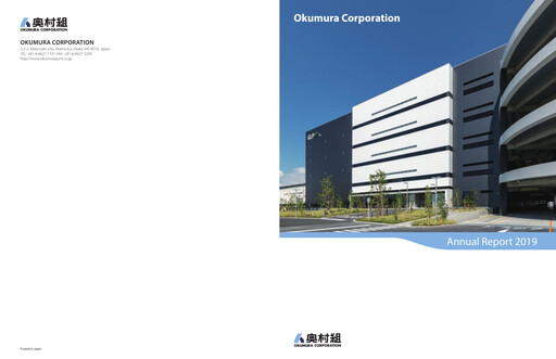 Thumbnail Okumura Corporation Annual Report 2019
