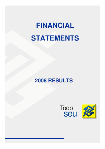 Thumbnail Banco do Brasil
 Financial Statement 2008
