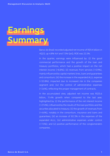 Thumbnail Banco do Brasil
 Quarterly Report 2023-q4