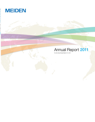 Vorschaubild Meidensha Corporation Jahresbericht 2011