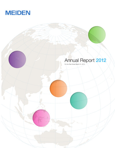 Vorschaubild Meidensha Corporation Jahresbericht 2012