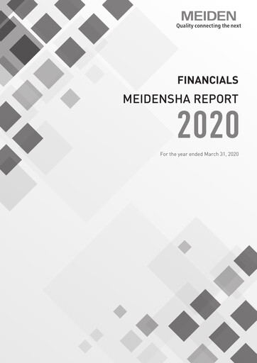 Thumbnail Meidensha Corporation Financial Statement fy2020