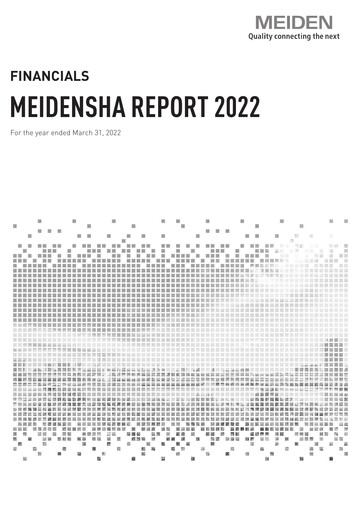 Thumbnail Meidensha Corporation Financial Statement fy2022