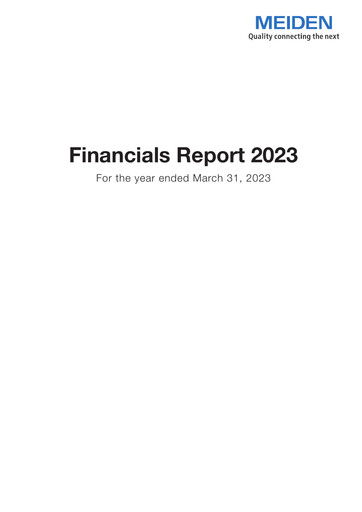 Thumbnail Meidensha Corporation Financial Statement fy2023
