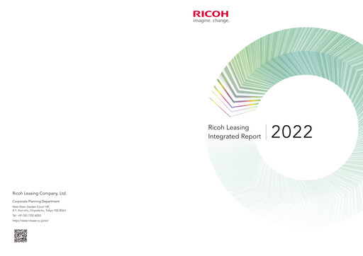 Thumbnail Ricoh Leasing Company Annual Report 2022