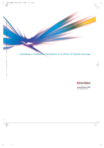 Thumbnail Nisshinbo Holdings Annual Report 2002