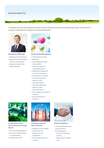 Thumbnail Nisshinbo Holdings Sustainability Report 2025