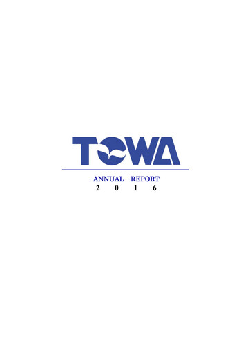Thumbnail TOWA Corporation Financial Statement 2016