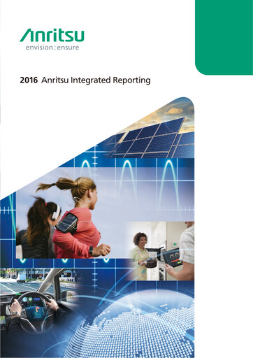 Thumbnail Anritsu Corporation Annual Report 2016